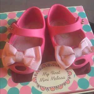 Nwt mini melissa shoes size 3